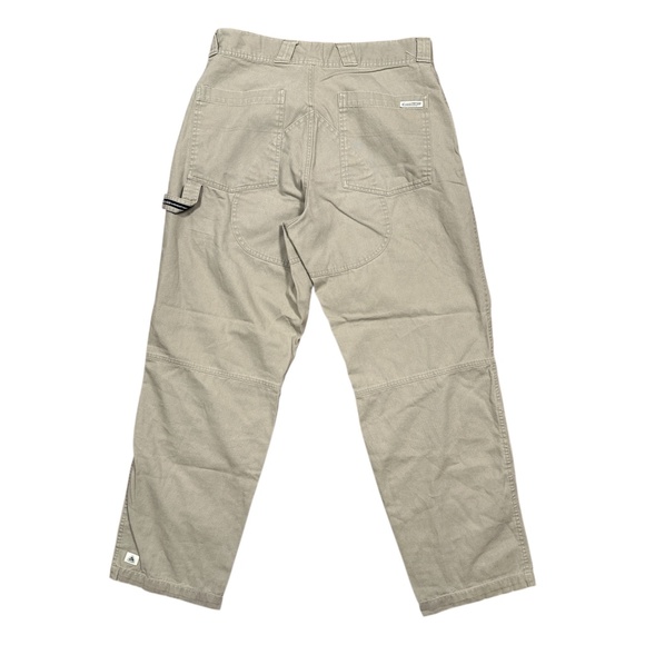 Vintage Y2K Nike ACG Relaxed Fit Khaki Tan Cotton Carpenter Pants Mens 34 - Picture 2 of 12